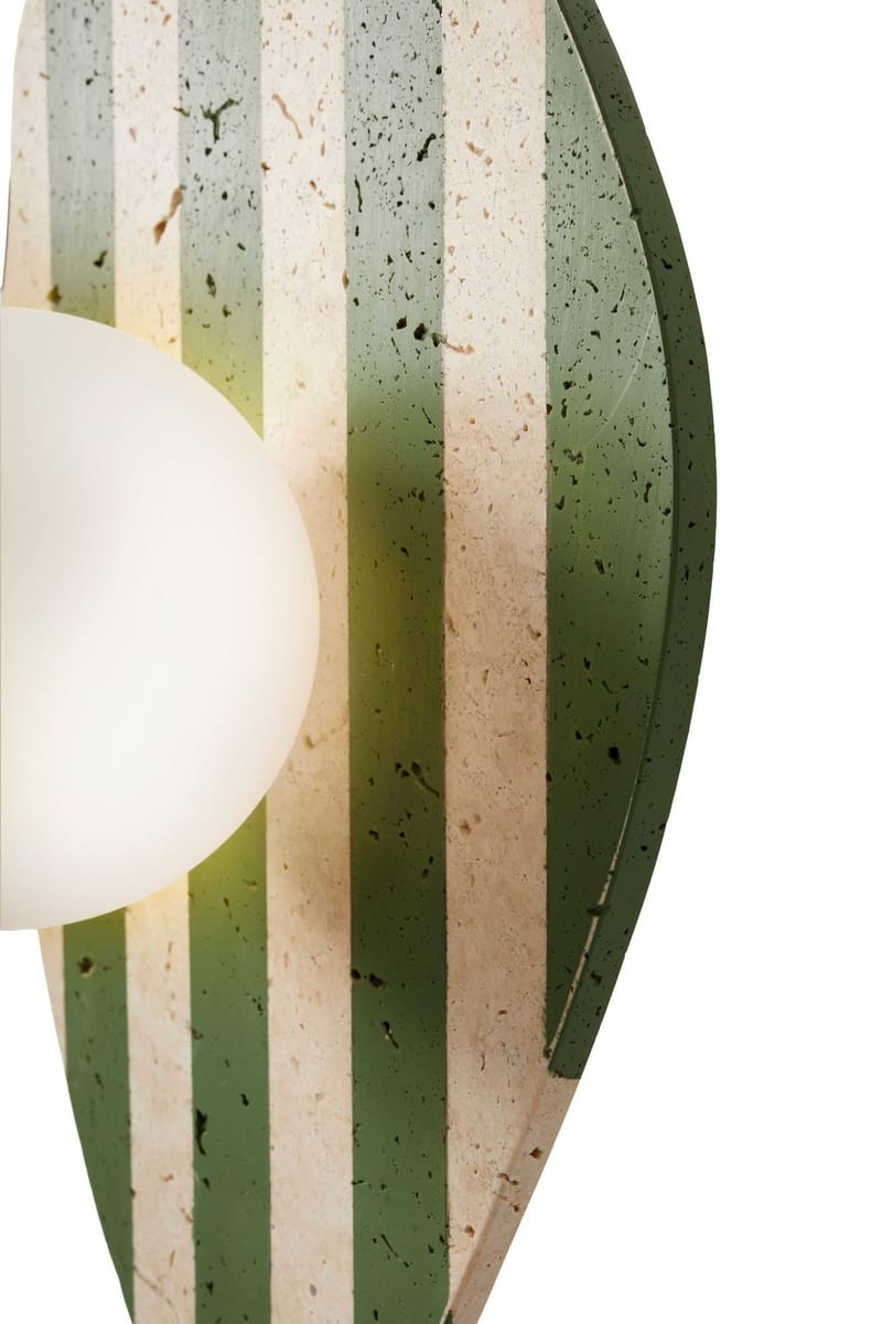 Torlic Vägglampa 10 cm - Beige, Vit, Grön - Belysning & el - Inomhusbelysning & lampor - Vägglampa