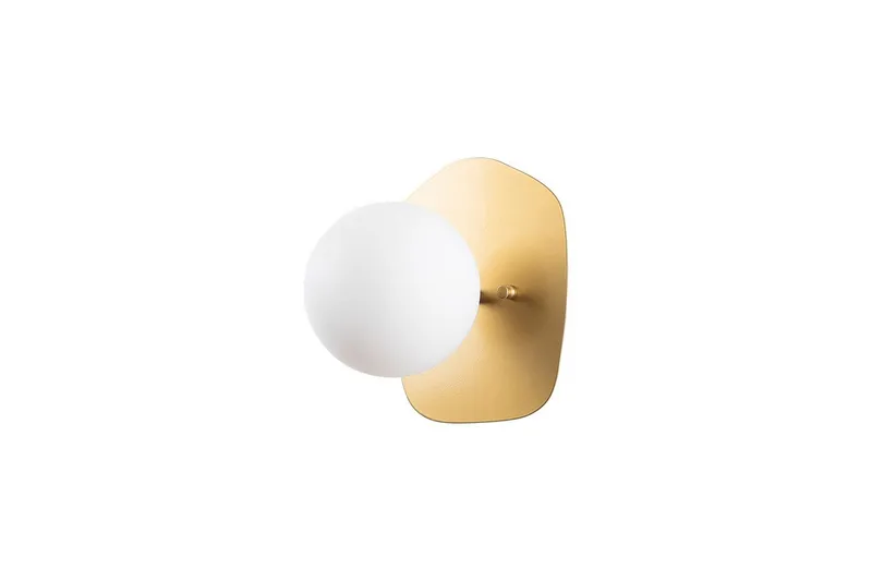 Vägglampa Ariofield Gold, Guld