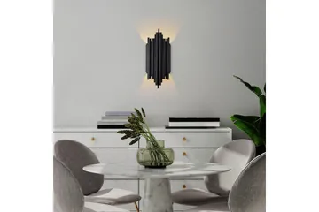 Vägglampa Raoji Svart - Svart - Belysning & el - Inomhusbelysning & lampor - Vägglampa