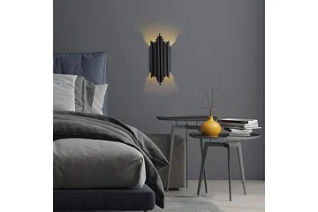 Vägglampa Raoji Svart - Svart - Belysning & el - Inomhusbelysning & lampor - Vägglampa