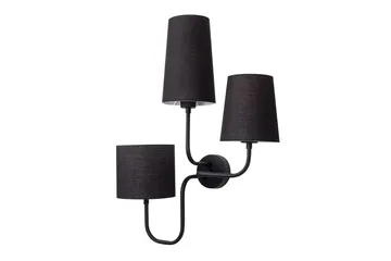 Vägglampa Rihan svart - Svart - Belysning & el - Inomhusbelysning & lampor - Vägglampa