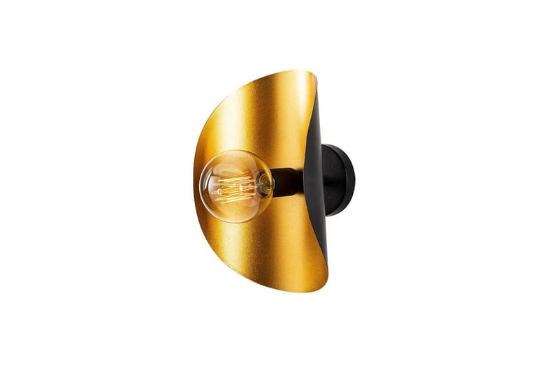 Vägglampa Sugana Giada Svart / Rany, Guld/Svart