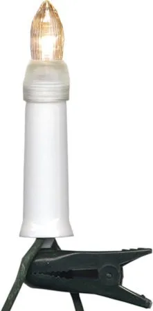 Erik Julgransbelysning Utomhus 7,5 m 16 Ljus E10, Vit|Grön