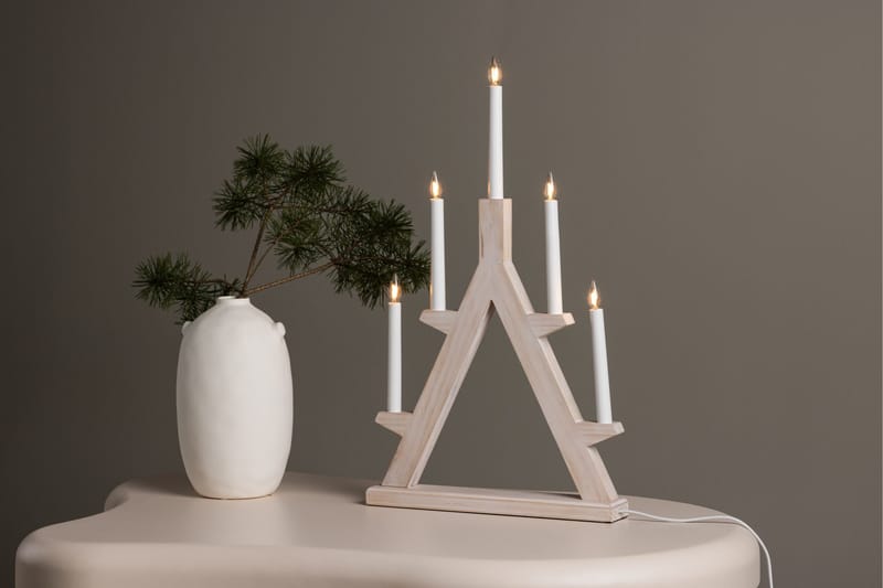 Val Thoren Adventsljusstake 60 cm - Vit - Belysning & el - Julbelysning - Jullampor