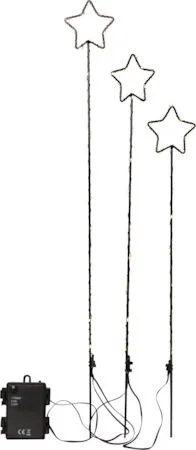 Wizard Utomhusdekoration belysning 60 cm, svart