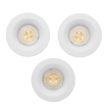 Infälld Lampa Salabate 88 mm Set om 3 - Vit - Belysning & el - Ljuskällor & glödlampor - Spotlight & downlight