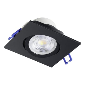 Infälld Lampa Saliceto 88x88 mm 4000K Set om 3 - Svart - Belysning & el - Ljuskällor & glödlampor - Spotlight & downlight
