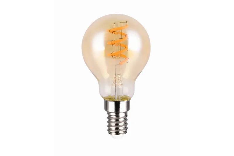 LK LED E14 filament classic 4W 150lm 1800K brun, Brun
