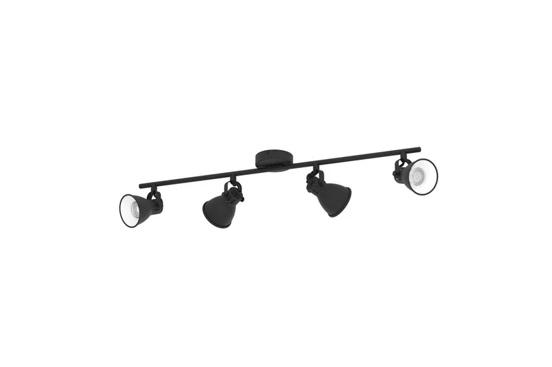 Spotlight Eglo Seras med 4 Lampor Svart, Svart