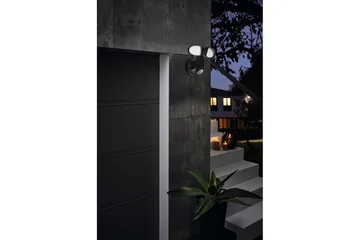 Väggstrålkastare Utebelysning Eglo Pagino med Sensor och 2 Lampor - Svart - Belysning & el - Ljuskällor & glödlampor - LED-belysning - LED-spotlight