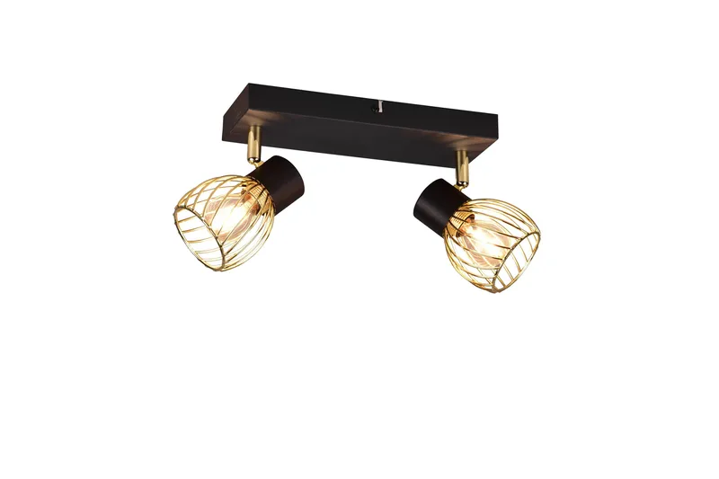 Ardon Spotlight 2L E14 mattsvart/ polerad mässing - Mässing - Belysning & el - Ljuskällor & glödlampor - Spotlight & downlight