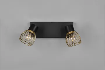 Ardon Spotlight 2L E14 mattsvart/ polerad mässing - Mässing - Belysning & el - Ljuskällor & glödlampor - Spotlight & downlight