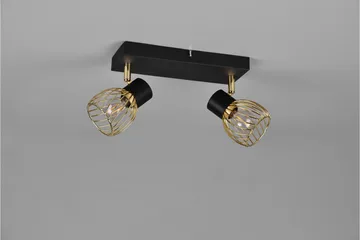 Ardon Spotlight 2L E14 mattsvart/ polerad mässing - Mässing - Belysning & el - Ljuskällor & glödlampor - Spotlight & downlight