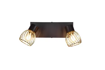 Ardon Spotlight 2L E14 mattsvart/ polerad mässing - Mässing - Belysning & el - Ljuskällor & glödlampor - Spotlight & downlight