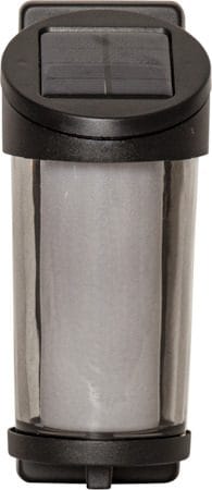 Alippa Solcellsvägglykta 8.5 cm - svart med rökfärgat glas - Belysning & el - Utomhusbelysning - Solcellslampa & solcellsbelysning