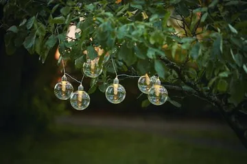 Chania Solcellsslinga 245 cm - transparent - Belysning & el - Utomhusbelysning - Solcellslampa & solcellsbelysning