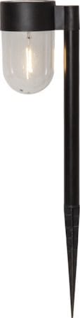 Cupola 2 pack Solcellspollare 30 cm - svart - Belysning & el - Utomhusbelysning