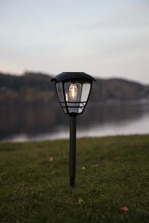 Felix Solcellspollare 45 cm - svart - Belysning & el - Utomhusbelysning