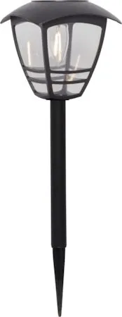 Felix Solcellspollare 45 cm, svart