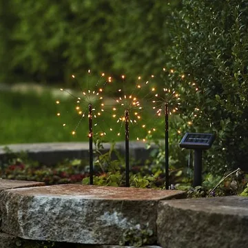 Firework Solar Solcellsdekoration 100 cm - svart - Belysning & el - Utomhusbelysning - Solcellslampa & solcellsbelysning