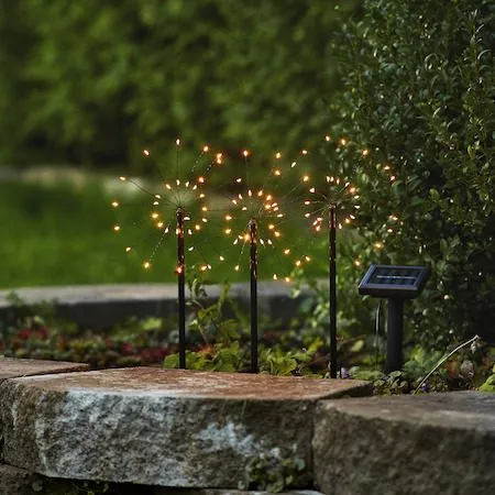 Firework Solar Solcellsdekoration 100 cm - svart - Belysning & el - Utomhusbelysning - Solcellslampa & solcellsbelysning