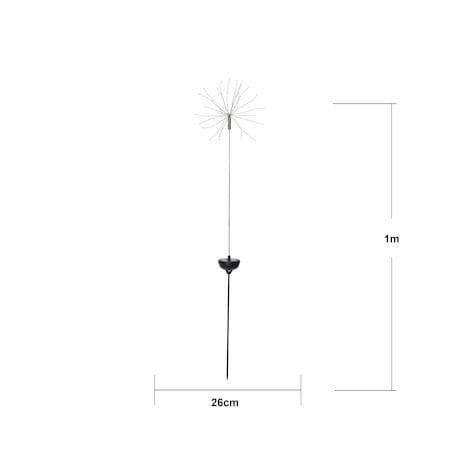 Firework Solar Solcellsdekoration 26 cm - svart - Belysning & el - Utomhusbelysning - Solcellslampa & solcellsbelysning