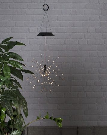 Firework Solar Solcellsdekoration 26 cm - svart - Belysning & el - Utomhusbelysning - Solcellslampa & solcellsbelysning