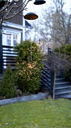 Firework Solar Solcellsdekoration 26 cm - svart - Belysning & el - Utomhusbelysning - Solcellslampa & solcellsbelysning