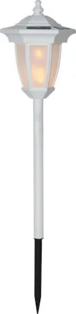 Flame Solcellslampa 63 cm - vit - Belysning & el - Utomhusbelysning - Solcellslampa & solcellsbelysning