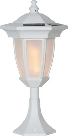 Flame Solcellslampa 63 cm, vit