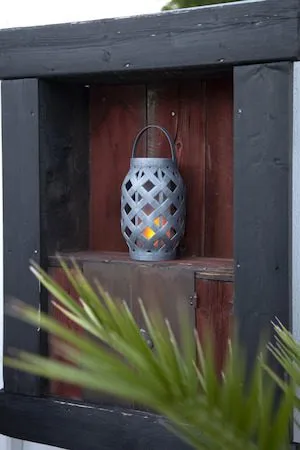 Flame Solcellslykta 15 cm - grå - Belysning & el - Utomhusbelysning - Solcellslampa & solcellsbelysning