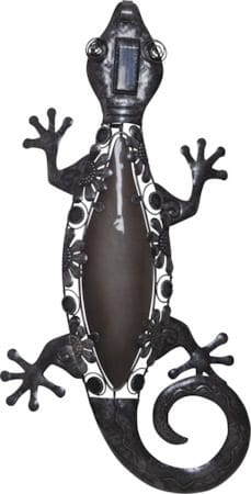Gecko Solcellsdekoration 27 cm - svart - Belysning & el - Utomhusbelysning - Solcellslampa & solcellsbelysning
