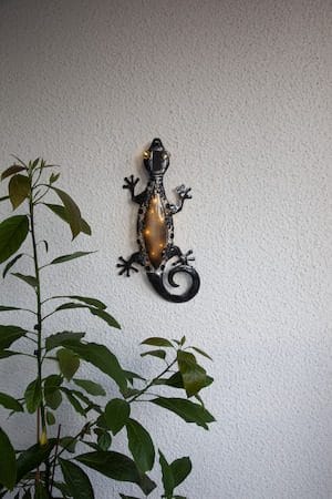 Gecko Solcellsdekoration 27 cm - svart - Belysning & el - Utomhusbelysning - Solcellslampa & solcellsbelysning