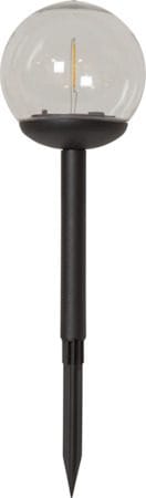 Globe 3 pack Solcellspollare 25 cm - svart och klar - Belysning & el - Utomhusbelysning
