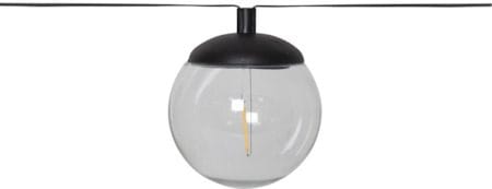 Globe Solcellsslinga 10 cm - svart och transparent - Belysning & el - Utomhusbelysning - Solcellslampa & solcellsbelysning