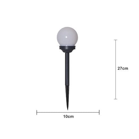 Globus 4 pack Solcellspollare 27 cm - vit - Belysning & el - Utomhusbelysning