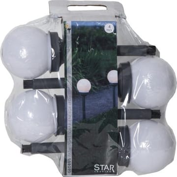 Globus 4 pack Solcellspollare 27 cm - vit - Belysning & el - Utomhusbelysning