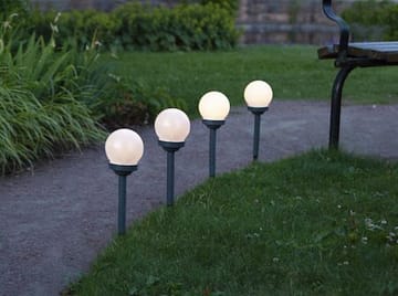 Globus 4 pack Solcellspollare 27 cm - vit - Belysning & el - Utomhusbelysning