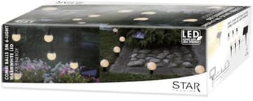 Globus Solcellsslinga 500 cm - vit - Belysning & el - Utomhusbelysning