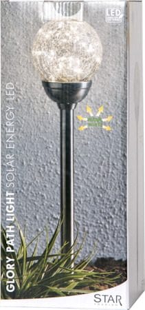 Glory Solcellspinne 45 cm - silver-klar - Belysning & el - Utomhusbelysning - Solcellslampa & solcellsbelysning