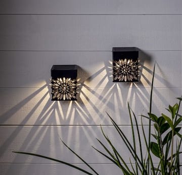 Izola Wall 2 pack Solcellsvägglykta 7.5 cm - svart - Belysning & el - Utomhusbelysning - Solcellslampa & solcellsbelysning