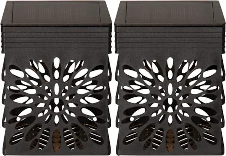 Izola Wall 2 pack Solcellsvägglykta 7.5 cm, svart