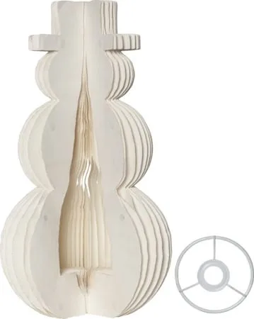 Juldekoration SNOWMAN 50 cm - Vit - Belysning & el - Utomhusbelysning