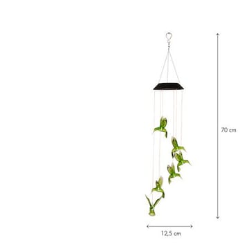 Kolibri Solcellsdekoration 70 cm - grön - Belysning & el - Utomhusbelysning - Solcellslampa & solcellsbelysning