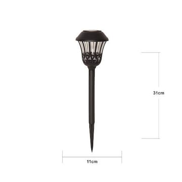 Lace 4 pack Solcellspollare 31 cm - svart - Belysning & el - Utomhusbelysning