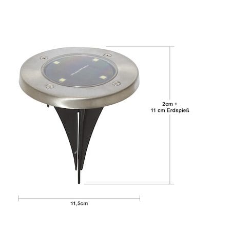 Lawnlight 3 pack Solcellsspotlight 11.5 cm - silver - Belysning & el - Utomhusbelysning - Solcellslampa & solcellsbelysning