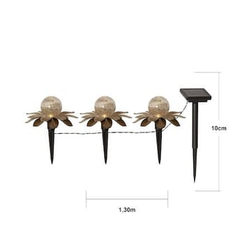 Lilly Solcellsdekoration 130 cm - guld - Belysning & el - Utomhusbelysning - Solcellslampa & solcellsbelysning