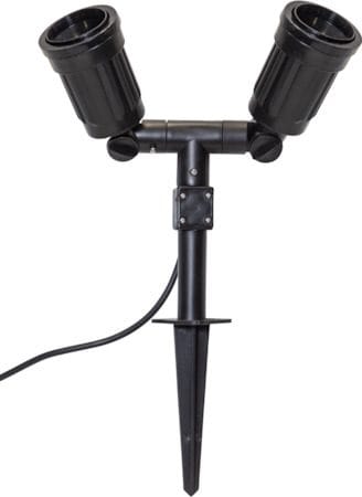 Utomhus Spotlight Fixture 22 cm - Svart - Belysning & el - Utomhusbelysning - Markbelysning - Markspotlights