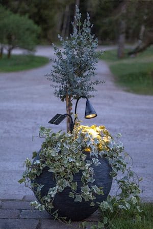 Powerspot Solcellsspotlight 6 cm - svart - Belysning & el - Utomhusbelysning - Solcellslampa & solcellsbelysning