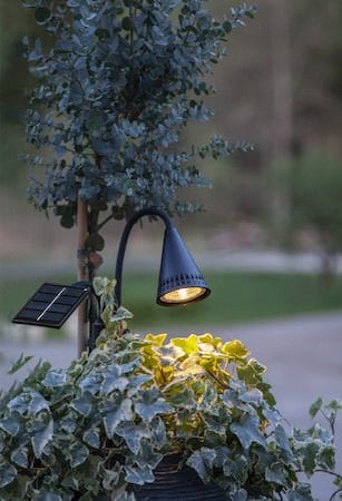Powerspot Solcellsspotlight 6 cm - svart - Belysning & el - Utomhusbelysning - Solcellslampa & solcellsbelysning